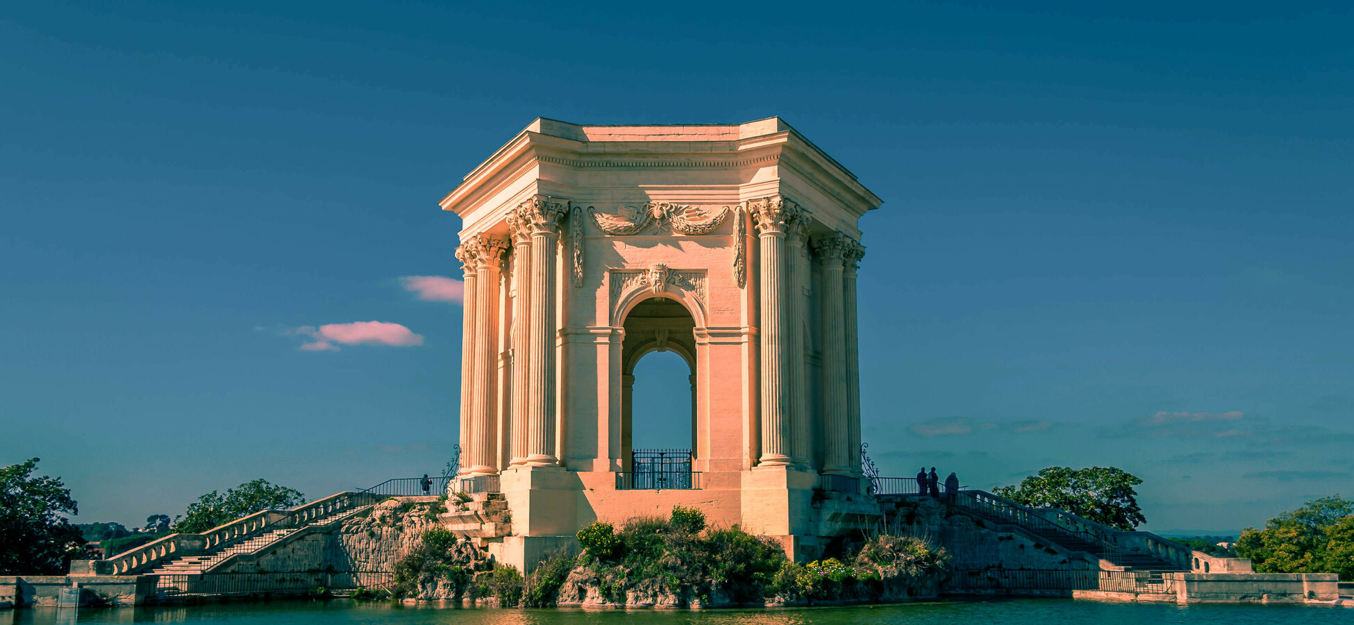 Le château d’eau du Peyrou à Montpellier